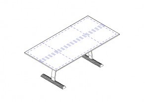 Стол для руководителя Долмен / Dolmen DOLMEN000670A