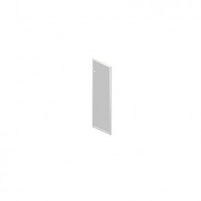 Дверь стеклянная в алюминиевой раме  (универсальная) Rio Project R-04.1