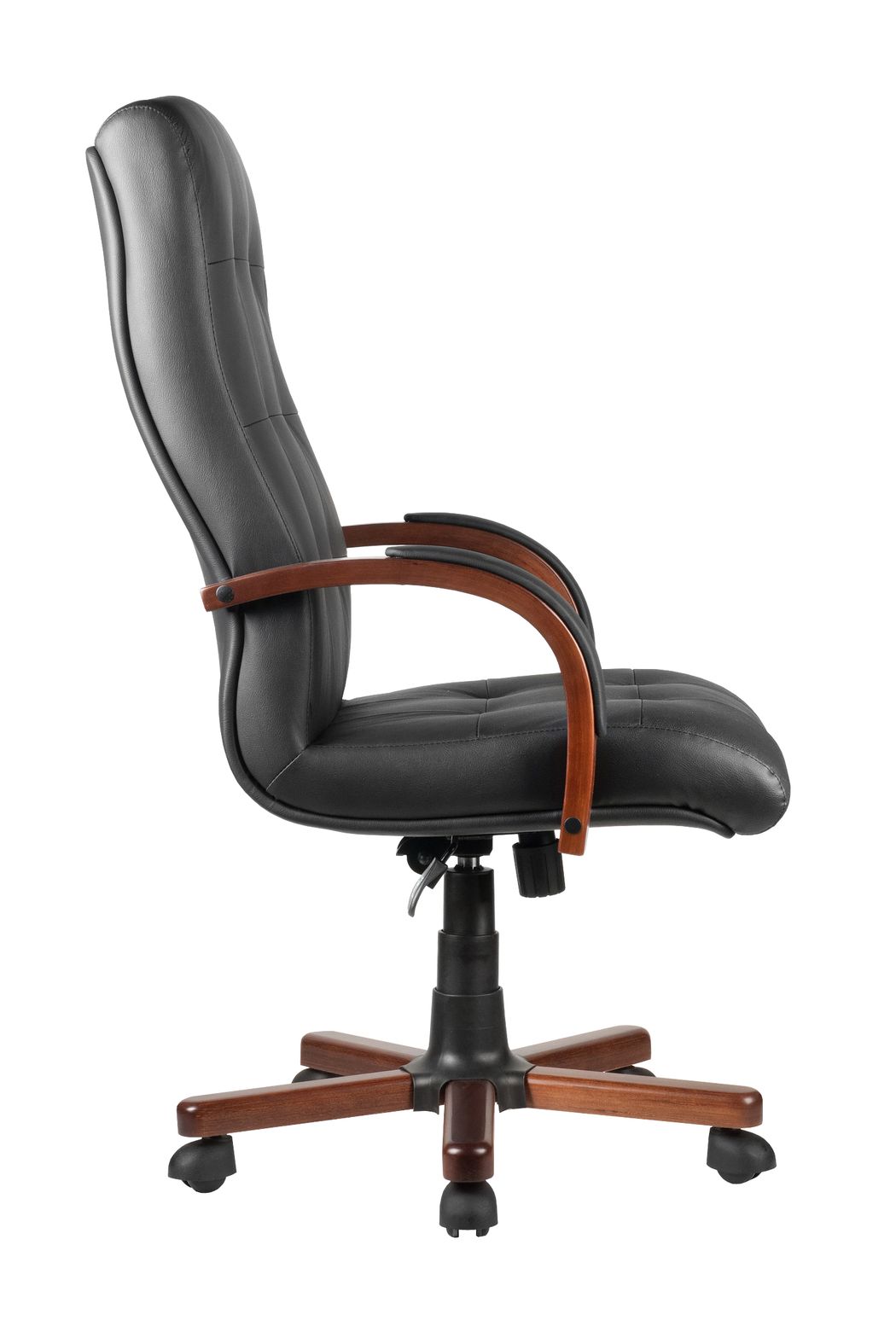 Кресло Рива Чейр М / Riva Chair M 165 A Чёрная кожа