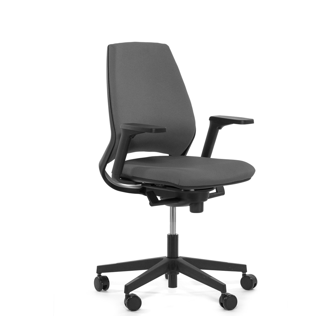 4Ю / 4U КРЕСЛО СИНХРО, 3D, ЧЕРН СЕРЫЙ/ЧЕРНЫЙ 4U 600 3D black MH YI363