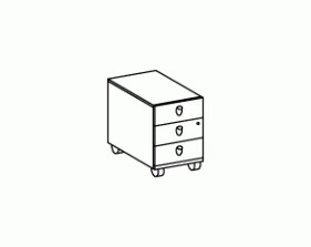 Тумба мобильная Минос / Minos PR31S