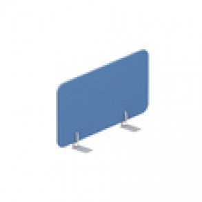 Экран настольный торцевой промежуточный (ткань, алюминиевый кант) для столов гл.60см (с кронштейнами Strike UDSFLI060