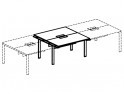 Приставка модуля стола рабочего для персонала Спринт Lux 1636