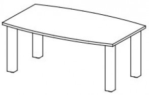 Стол для переговоров Bridge 62S102