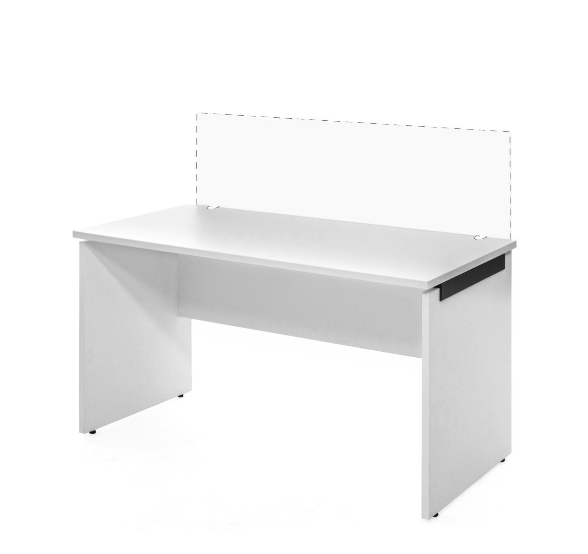 ТУР ВУД / TOUR WOOD СТОЛ ПИСЬМЕН.138Х68 БЕЛЫЙ/АНТРАЦИТ 114S1002 W3W3 (7016)