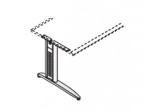 Опора стола с регулируемой высотой, правая Format 184935dx