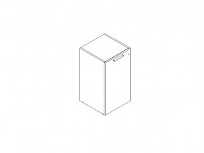 Шкаф низкий, дверь левая Элемент / The Element ATE95005