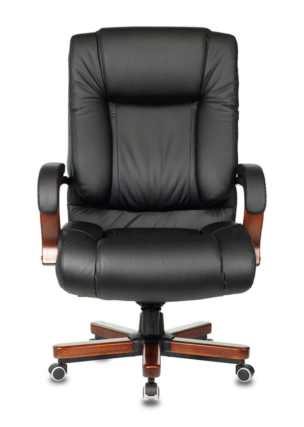 Кресло руководителя Бюрократ T-9925WALNUT/BLACK
