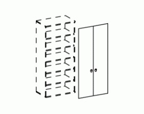 Двери для шкафов Минос / Minos PO200/90