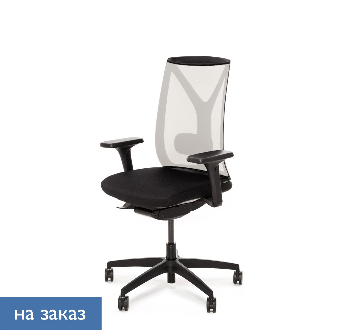 ДИОН / DION M WB КРЕСЛО,СИНХ, 1D, Ч БЕЛЫЙ/ЧЕРНЫЙ DION MeshW 870 1D black SLW 50