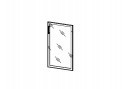 Дверь для шкафа, стекло в раме, правая Persona Gloss PE3D61G02(R)(01)
