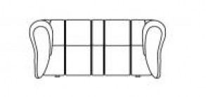 Диван 2-х местный