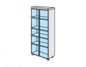 Шкаф высокий со стеклянными дверями Edvard (Цена по запросу) EDV421