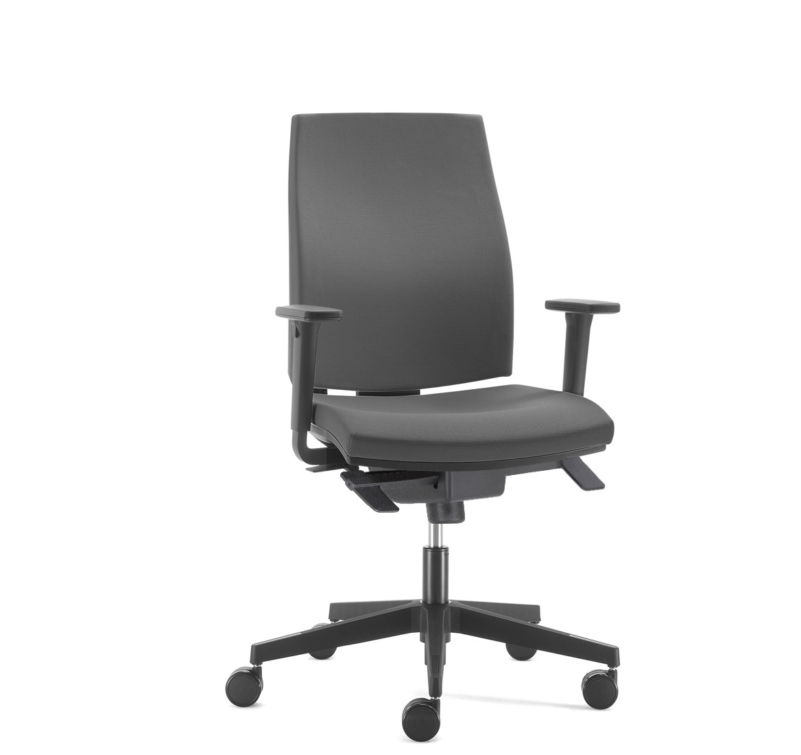 ДЖОБ / JOB КРЕСЛО ПЕРМ, 3D, ЧЕРН,ПОДГ СЕРЫЙ JOB 215 3D black MH YI363 headrest