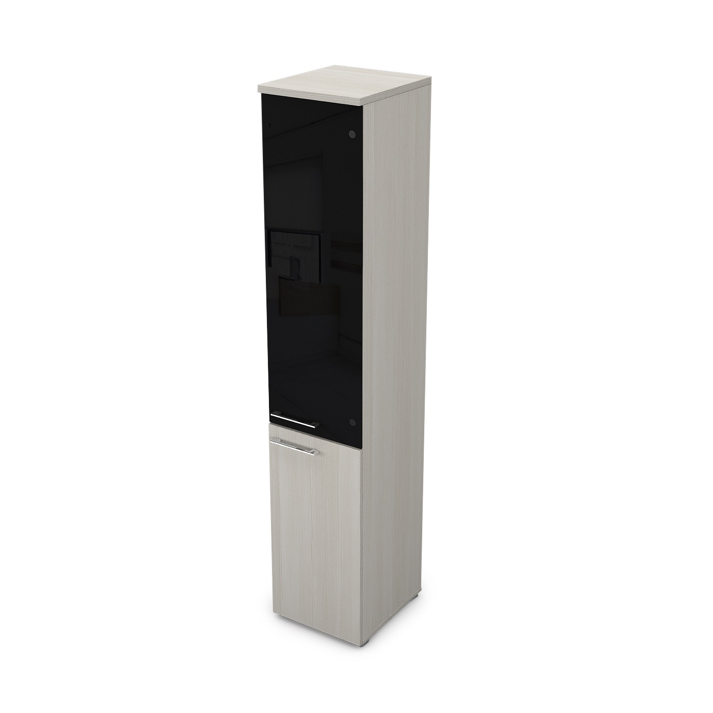 Пенал высокий двери стекло ГЛОСС ЛАЙН / GLOSS LINE 9НП.005.22