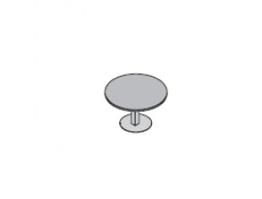 Конференц-стол на металлической опоре, круглый Trend 1716