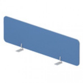 Экран настольный фронтальный (ткань, алюминиевый кант) для отдельного стола ш.160см Domino UDSFFS160