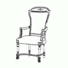 Кресло Canella REF 906-P