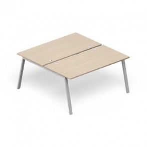 Стол Бенч / Bench на 2 рабочих места. 4 громмета Арена / Arena AR2TG148