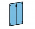 Двери для шкафа, стекло ЭргоYes M372