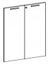 Двери для шкафа с замком Harvard Ha3D40K-2