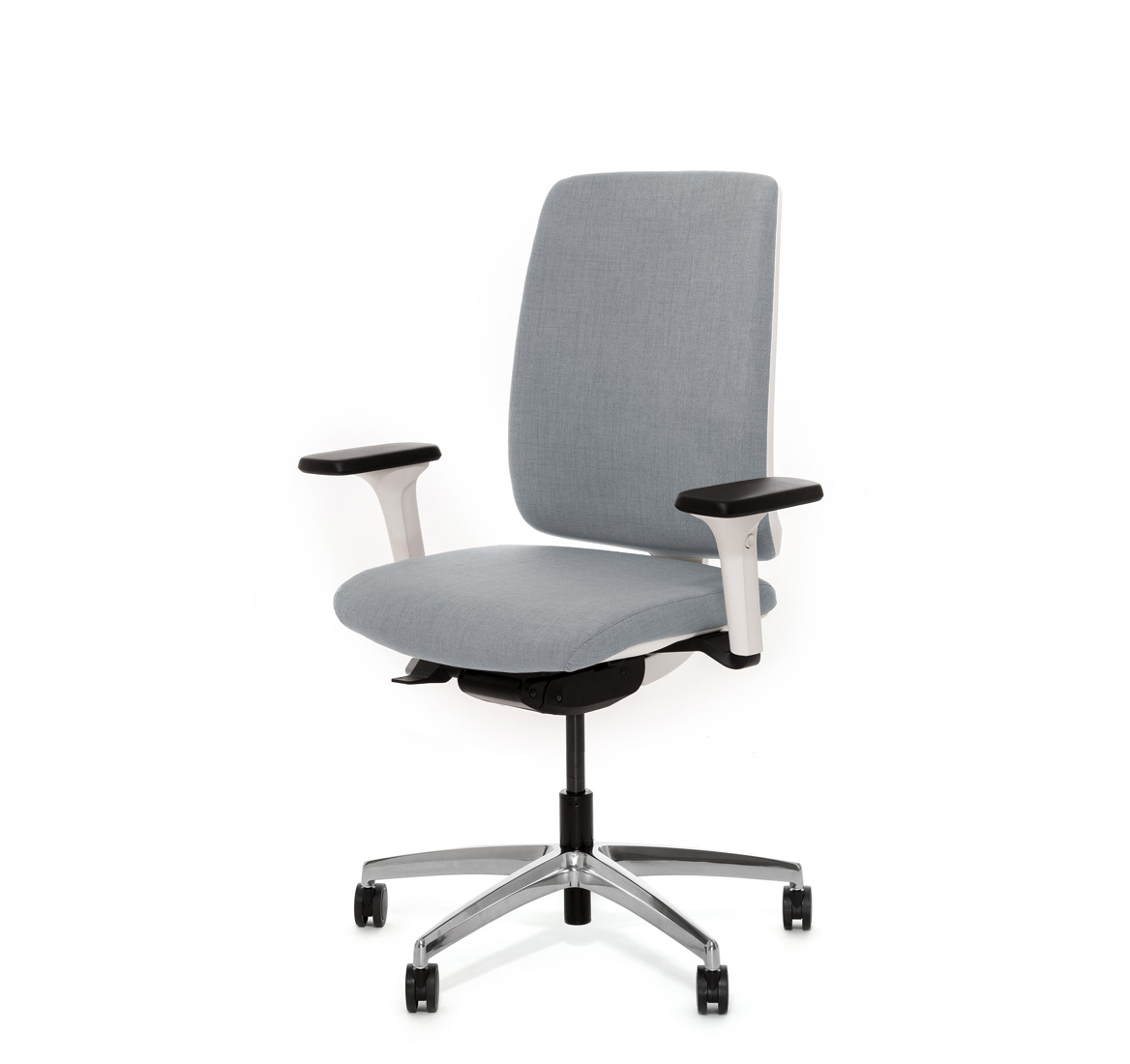 ДИОН / DION W КРЕСЛО, СИНХ, 1D, АЛЮМ СЕРЫЙ/БЕЛЫЙ/АЛЮМ DION W 870 1DW alum Jade9502