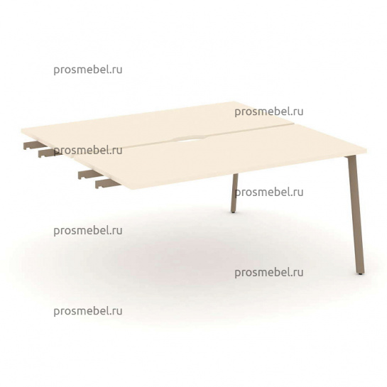 Двойной стол приставка к опорным тумбам Estetica