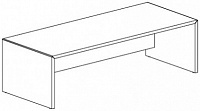 Письменный стол с меламиновой фронтальной панелью Attiva 220/P40