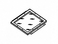 Соединительный элемент для брифинг-приставок, хром-стекло