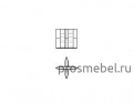 Опоры стола для переговоров, дерево+кожа Де Симетриа / De Symetria DESYMED1362CC
