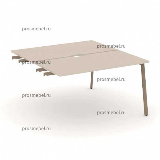 Двойной стол приставка к опорным тумбам Estetica