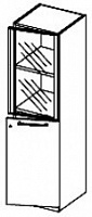 Шкаф с деревянными и стеклянными дверками (открытие вправо) Amazon AAM CPLV164 /45D1