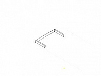 Соединительный элементов для балок столешниц гл 60 и 68 см YO YO3902010