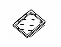 Соединительный элемент для брифинг-приставок, хром-стекло SL XE-79