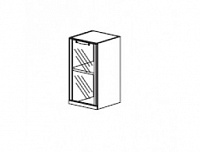 Шкаф со стекл. дверцами (открывается вправо) Tazio Aniegre ATA-AN CPV84/45 D