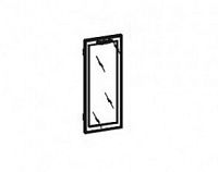 Дверь для шкафа, стекло в алюминиевой раме Boss-lux B3D40G01(01)-X
