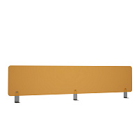 Барьер фронтальный оргстекло для столов на металлокаркасе и линейных столов BENCH, сечение 40х40