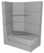 Диваная секция С левая