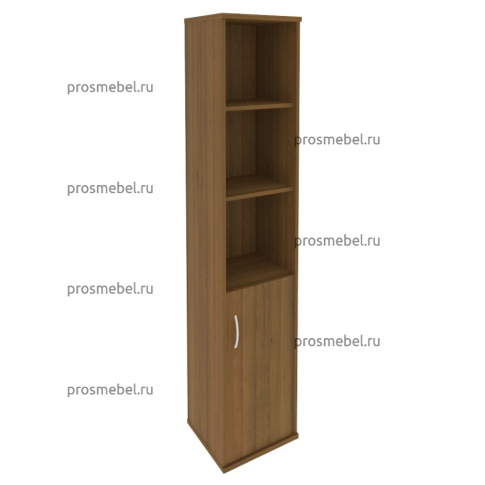 Шкаф высокий узкий Riva (1 низкая дверь ЛДСП)