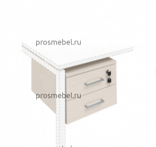 ТУР / TOUR M ТУМБА ПОДВЕСНАЯ 2 ЯЩИКА ДУБ СВЕТЛЫЙ 80T010 DYDY alum