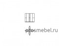 Опоры стола для переговоров, кожа Де Симетриа / De Symetria DESYMED1361CC