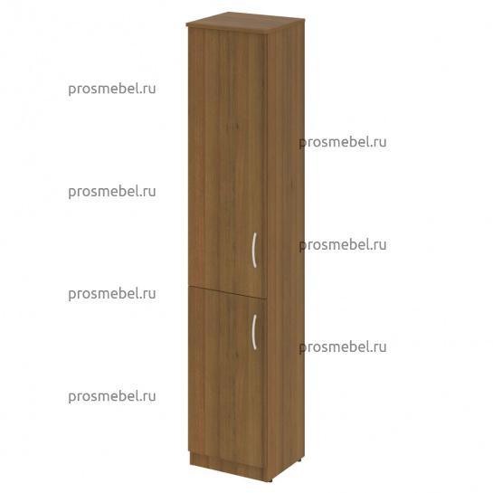 Шкаф высокий узкий Nova S (1 низкая дверь ЛДСП, 1 средняя дверь ЛДСП)
