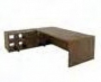 Стол руководителя шпон лючок кабель-канала с правой стороны Freeport F013