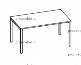 Стол рабочий Бенч / Bench BEST1280-H-NML