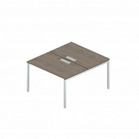 Сдвоенный стол с люками( ширина столешниц 70 см) в ассортименте Rio Project RM-3.1(x2)+F-45