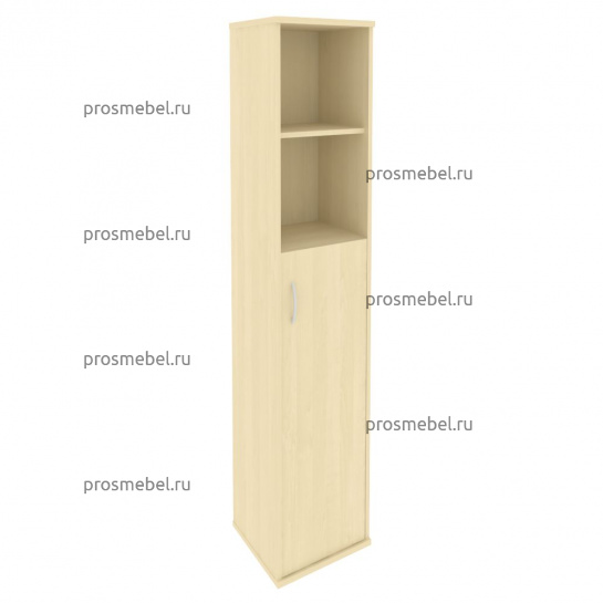Шкаф высокий узкий Riva (1 средняя дверь ЛДСП)