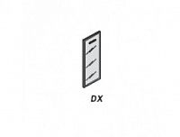 Дверь матовое стекл.в алюм.раме Trend 1751/A DX/SX