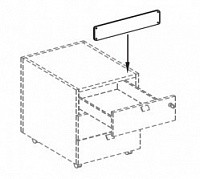 Металлический лист для деления ящика AlfaOmega DIV31