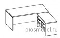 Стол для руководителя с тумбой, угловой Cambridge CaCFT2220(R)
