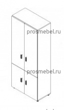 Шкаф высокий Новеум Эво / Noveum Evo 3 375 122